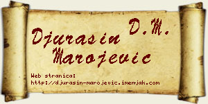 Đurašin Marojević vizit kartica